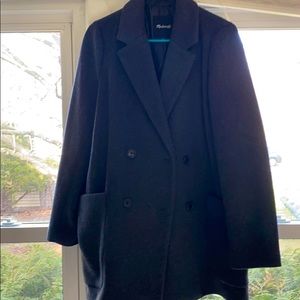 Madewell Dark Grey Pea Coat